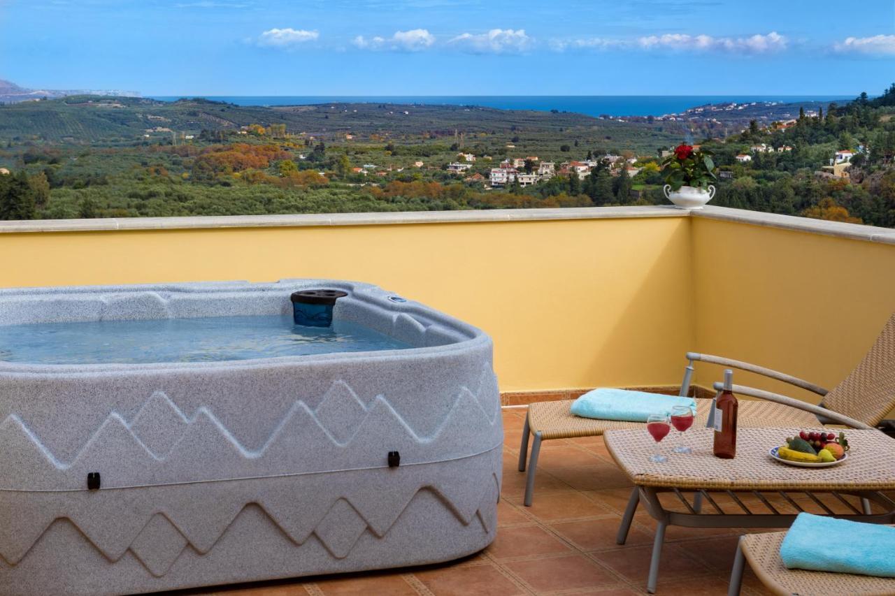 Villa Erontas - Private Heated Jacuzzi Makhairoí Exterior photo