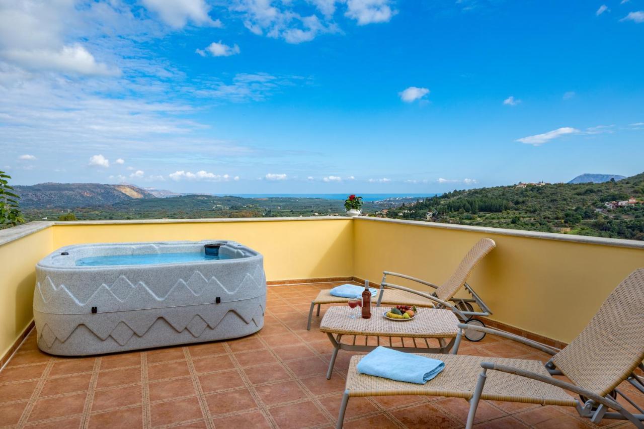 Villa Erontas - Private Heated Jacuzzi Makhairoí Exterior photo