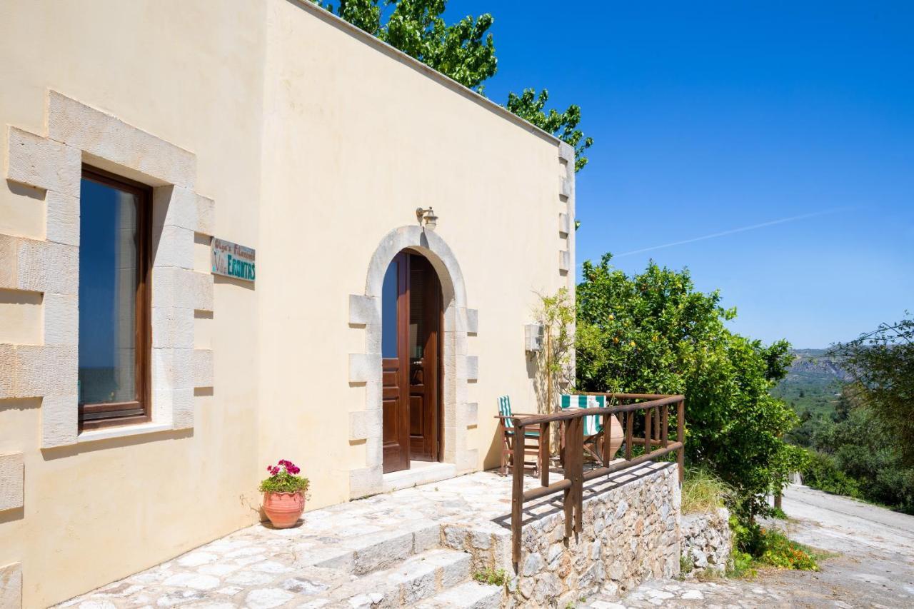 Villa Erontas - Private Heated Jacuzzi Makhairoí Exterior photo