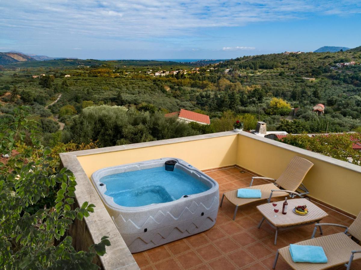 Villa Erontas - Private Heated Jacuzzi Makhairoí Exterior photo